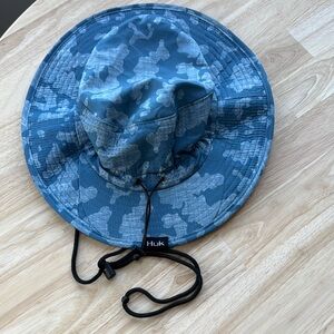 Huk Blue Camo Bucket Hat